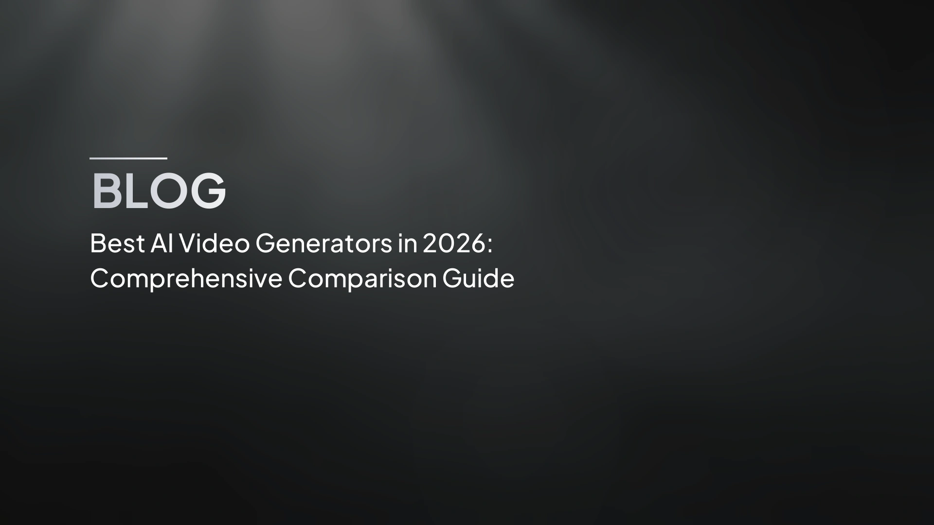 I Migliori Generatori Video AI nel 2026: Guida Completa al Confronto