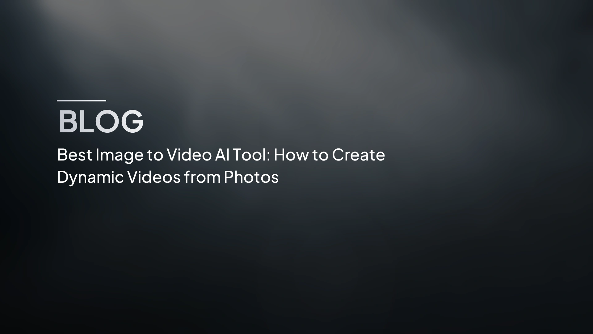 Il miglior strumento AI image-to-video: come creare video dinamici dalle foto