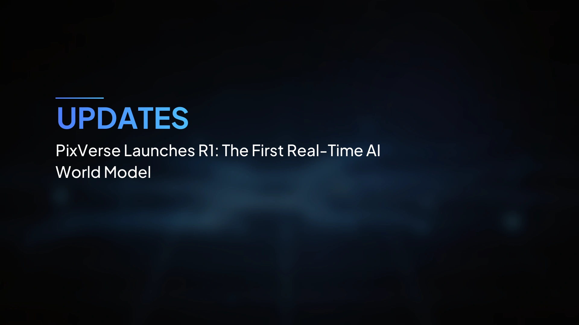 PixVerse Meluncurkan R1: Model Dunia AI Real-Time Pertama