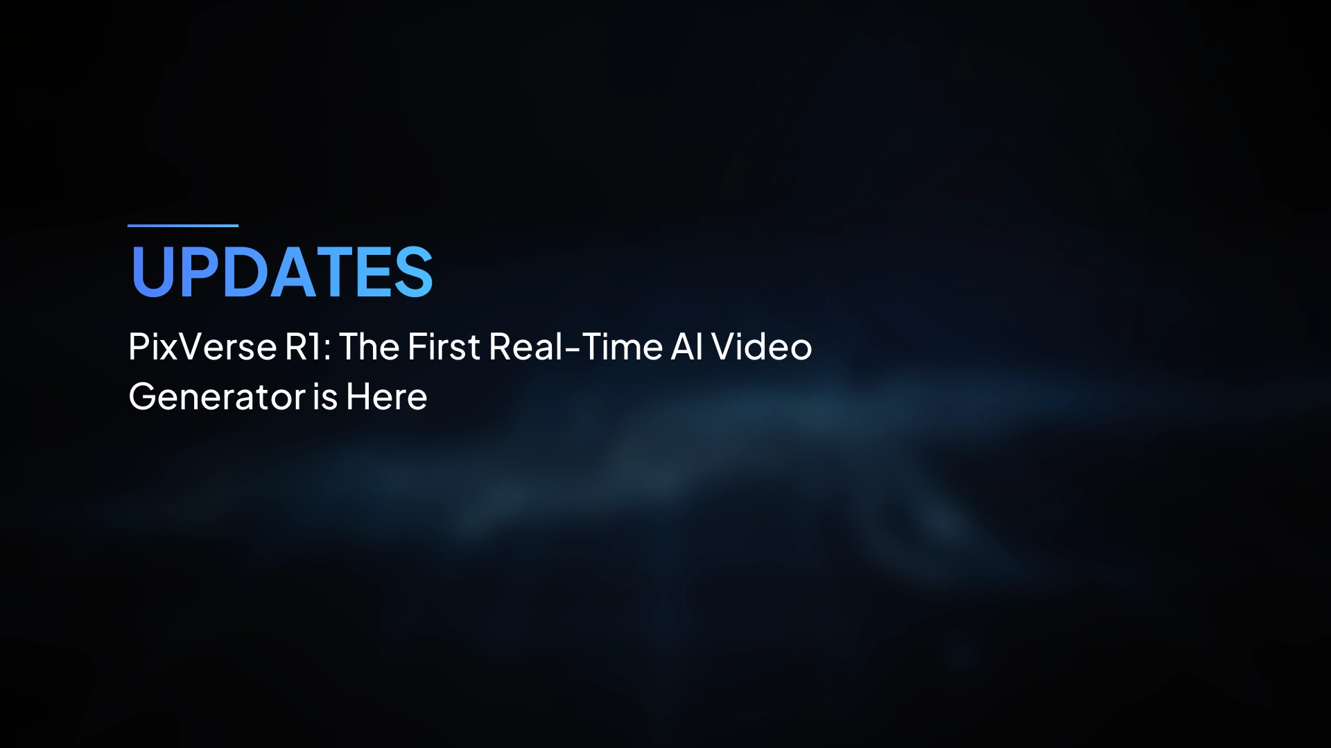 PixVerse R1: Generator Video AI Real-Time Pertama Telah Hadir