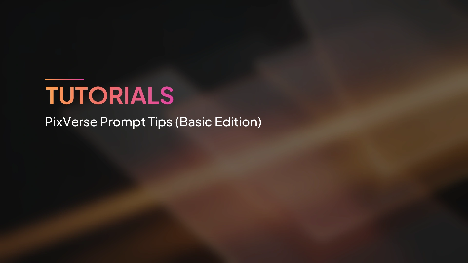 Tips Prompt PixVerse (Edisi Dasar)