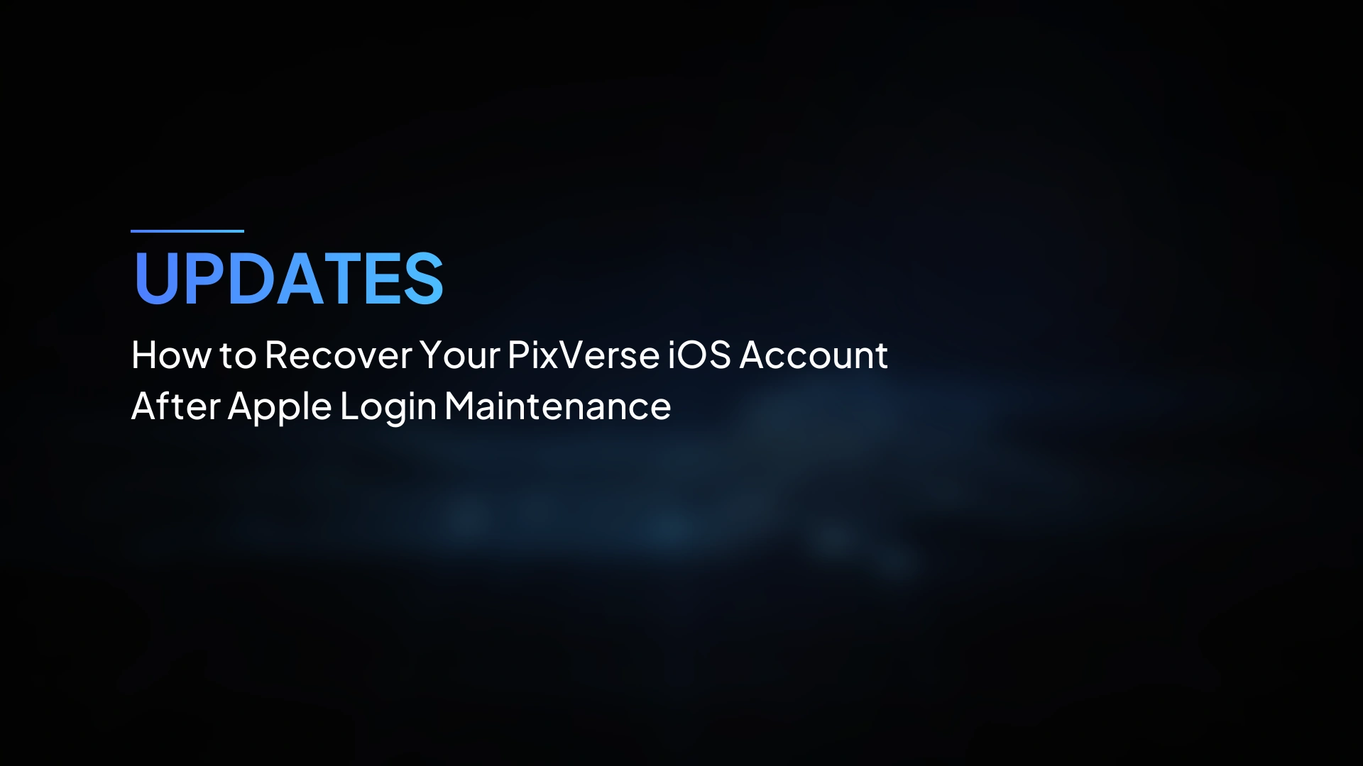 Cara Memulihkan Akun PixVerse iOS Anda Setelah Pemeliharaan Apple Login