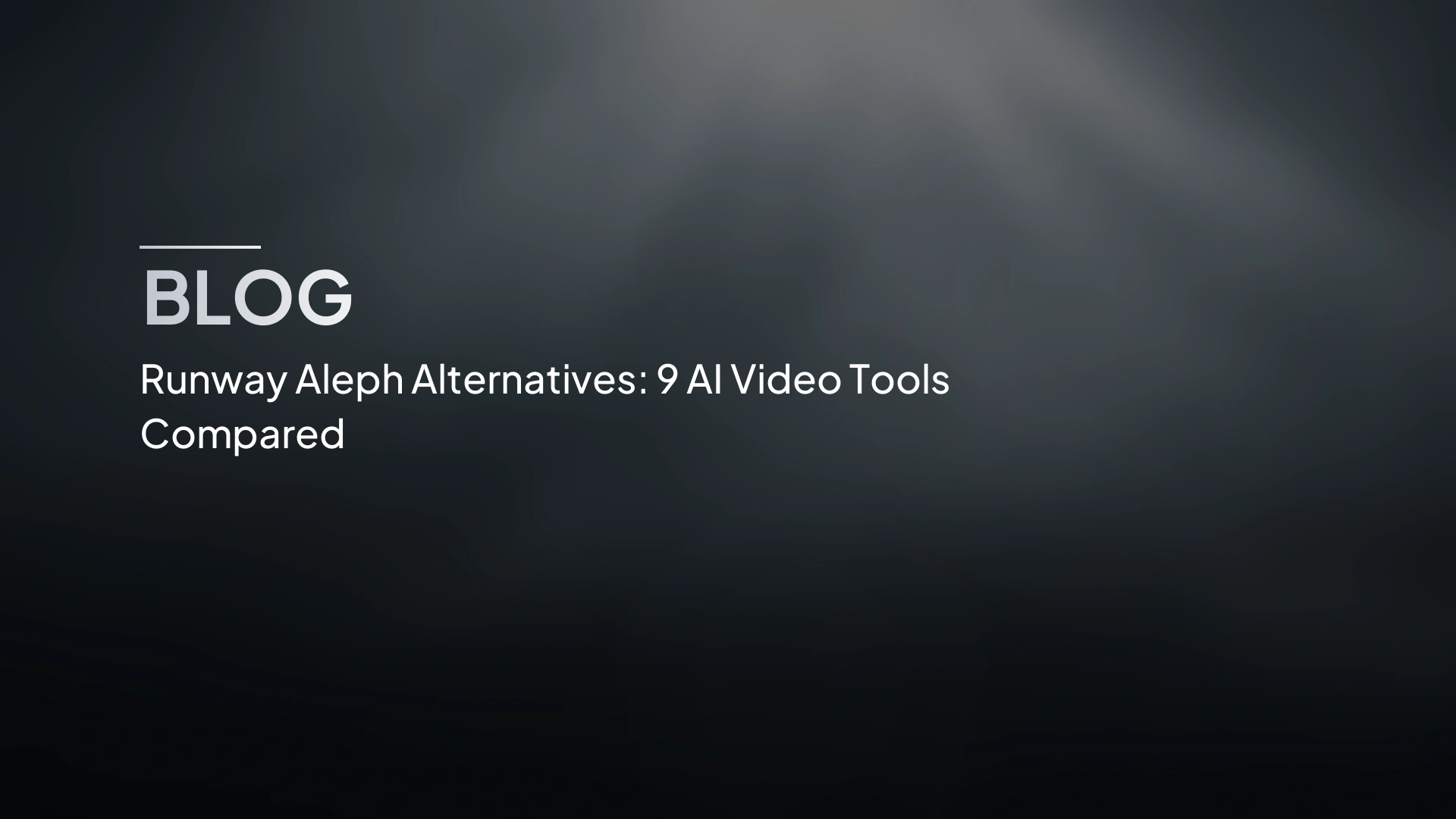 Alternatif Runway Aleph: 9 Alat Video AI Dibandingkan