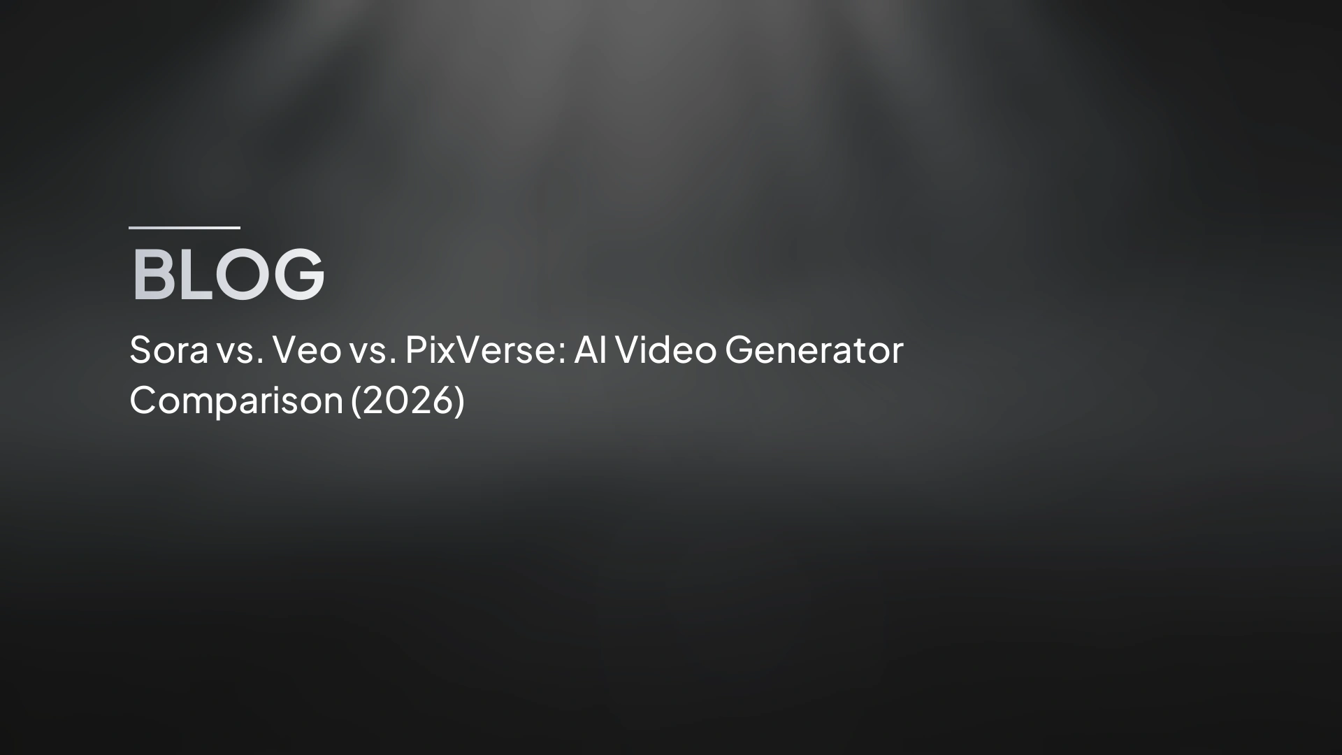 Sora vs. Veo vs. PixVerse: Confronto tra generatori di video AI (2026)