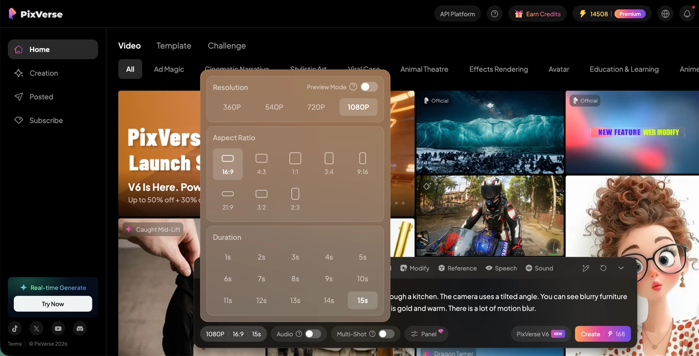Cara Menghasilkan Video dengan Karakter yang Konsisten menggunakan PixVerse V6