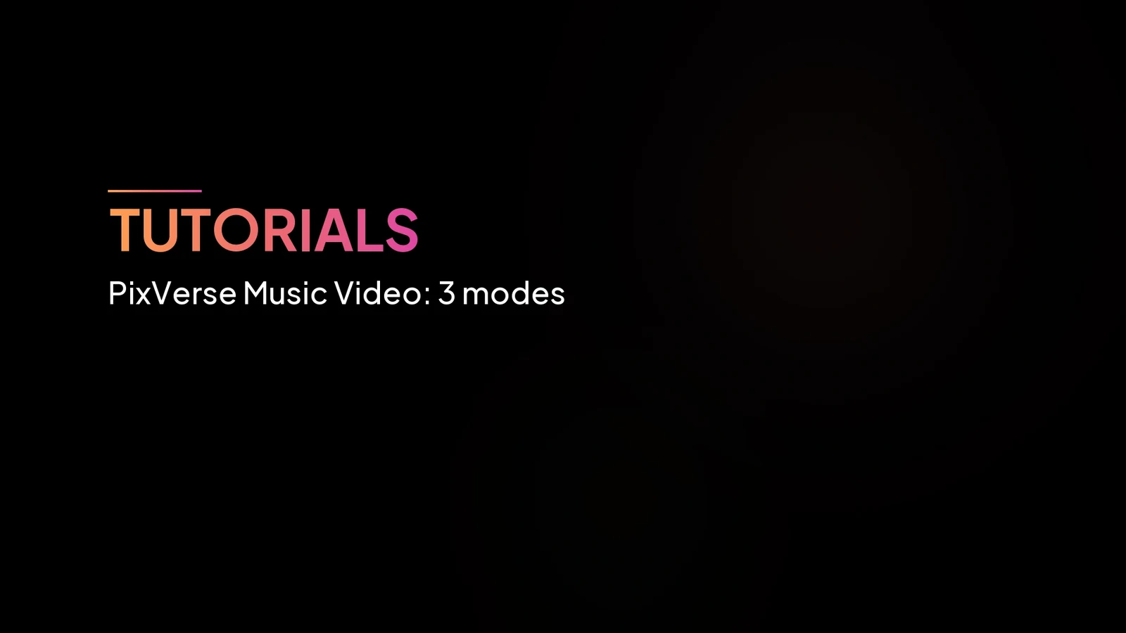PixVerse Music Video: One-click MV, Pro DP and Visual Riff