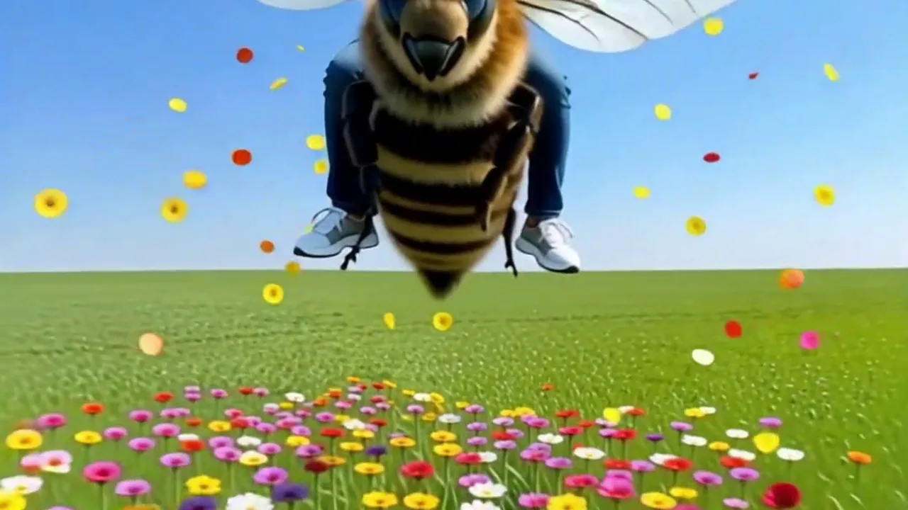 Bee Flight: สร้างวิดีโอเทมเพลต PixVerse V5