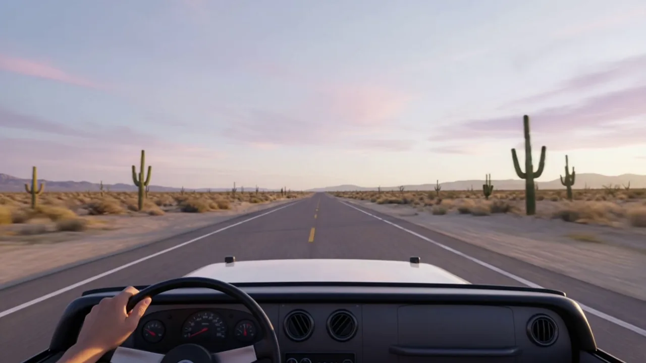 高速公路廣告牌: PixVerse V6