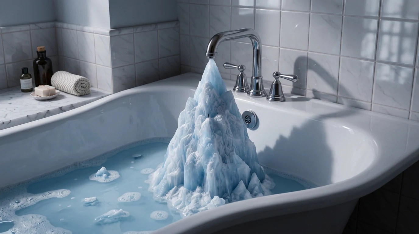Frozen Climb in the Bathtub: เทมเพลต AI ปีนน้ำแข็งจิ๋ว