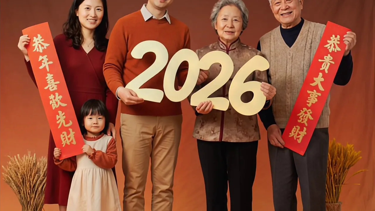 Good Year, Good Here: Tạo video mẫu PixVerse V5