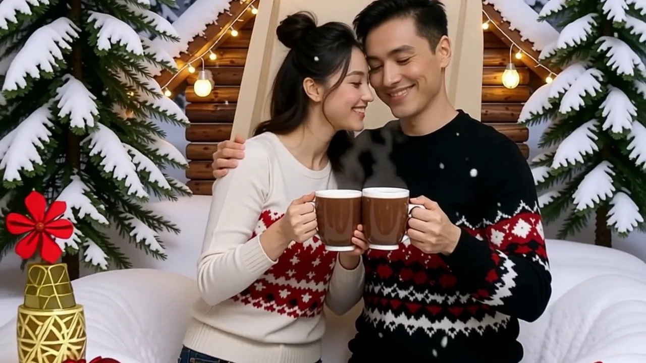 Hot Cocoa Couple: Tạo video mẫu PixVerse V5