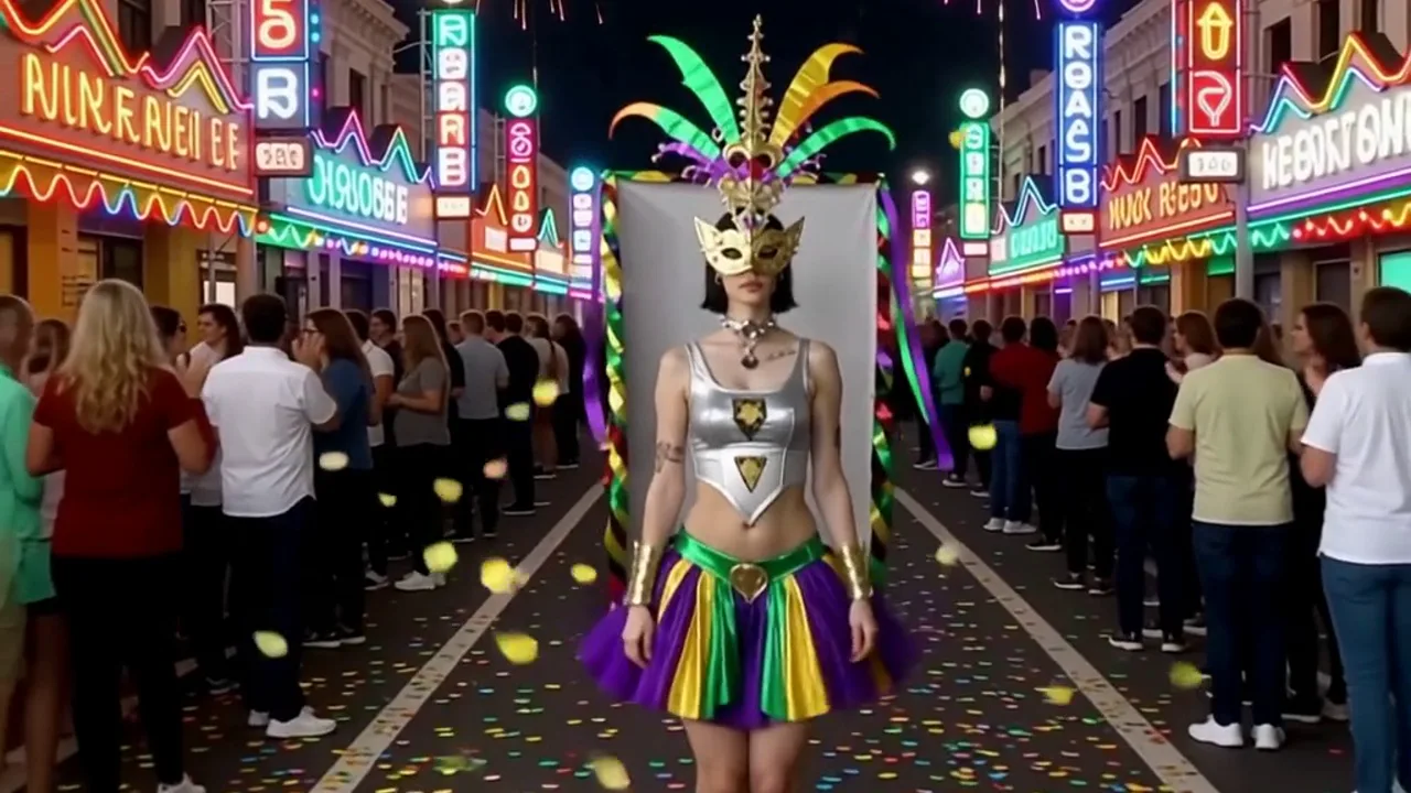 Mardi Gras Festival: Create a PixVerse V5 Template Video