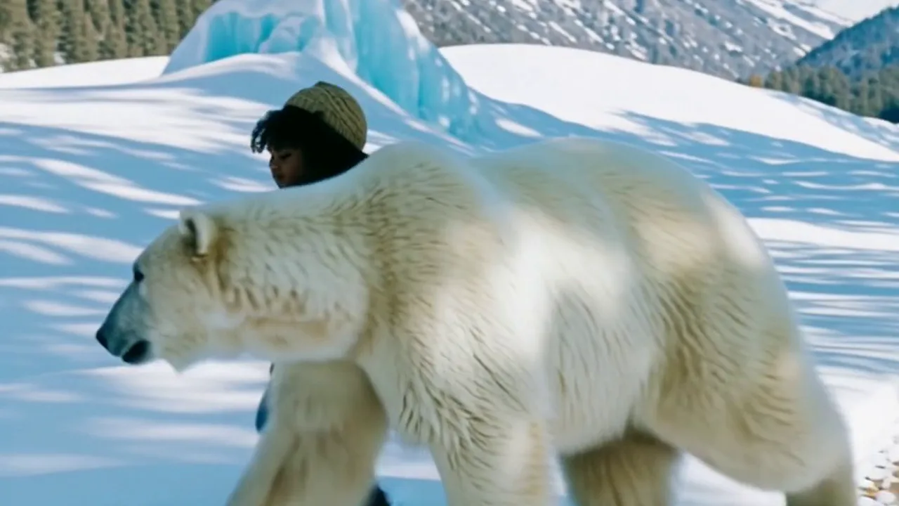 Polar Bear Guardian: สร้างวิดีโอเทมเพลต PixVerse V5