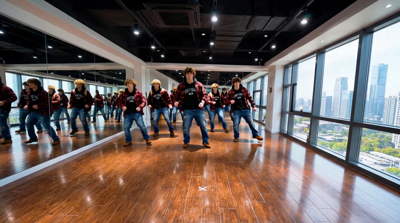 Rhythm of Fantasy: เทมเพลตเต้นกลุ่มของ PixVerse