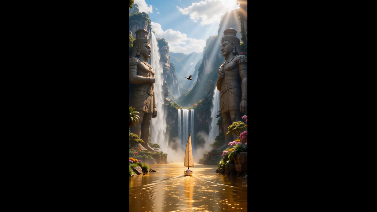 River of Gold — PixVerse Template