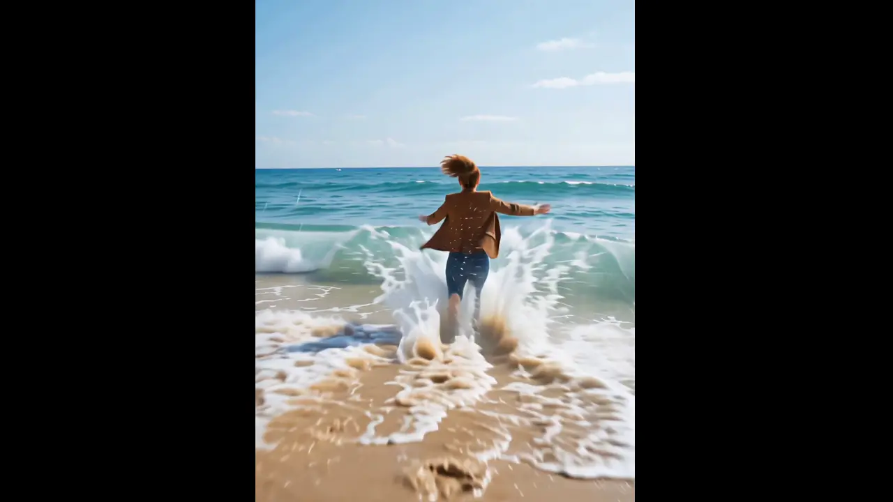 Run For the Beach!: Cipta Video Templat PixVerse V6