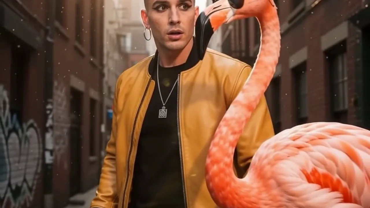 Wide Gaze Flamingo: สร้างวิดีโอ AI ด้วย PixVerse V6