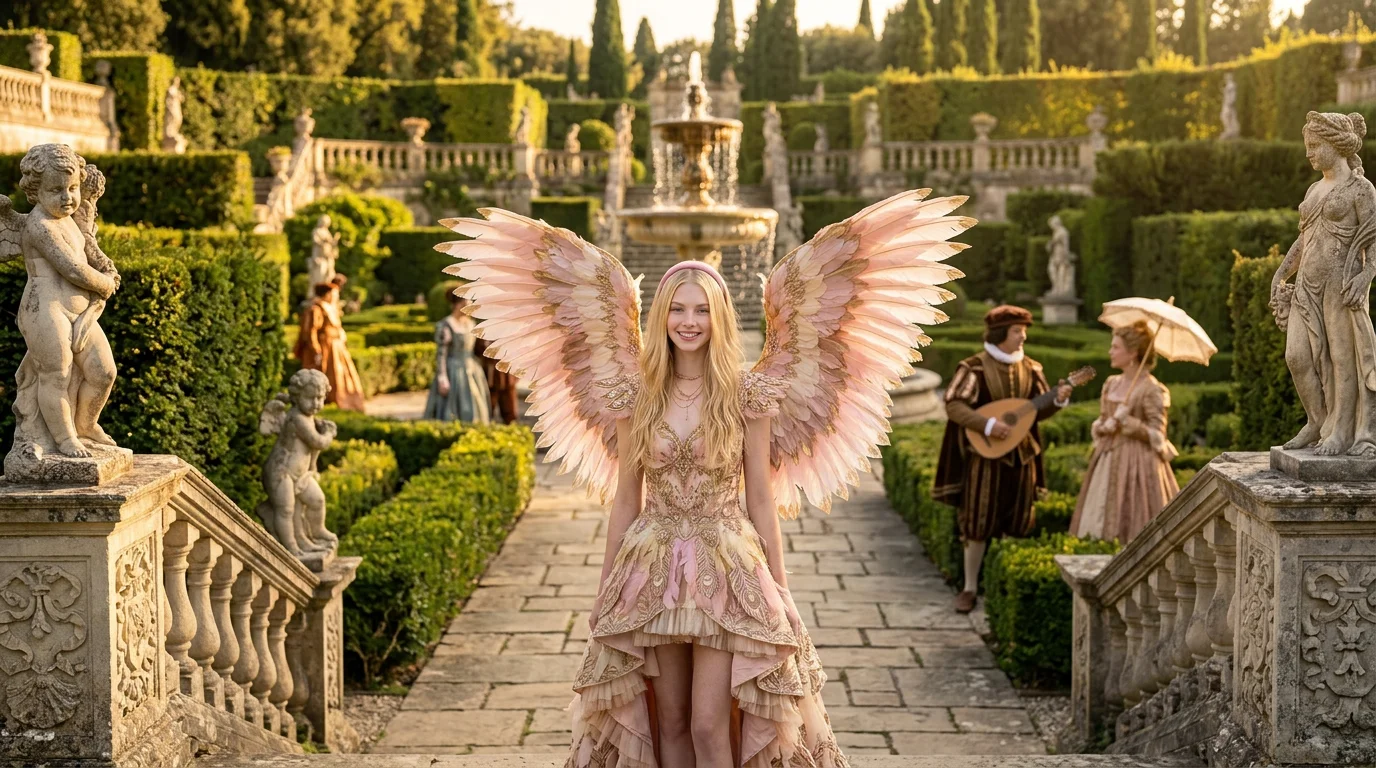 Winged Couture: Biến mọi ảnh thành thời trang cao cấp siêu thực