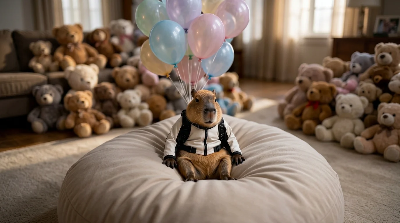 Wingsuit Flying With Balloons On The Sofa: เปลี่ยนรูปใดก็ได้ให้เป็นวิดีโอผจญภัยการบิน